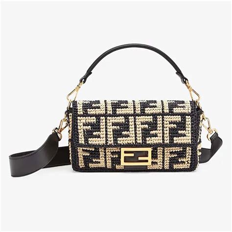 fendi baguette raffia bag|raffia tote bags for women.